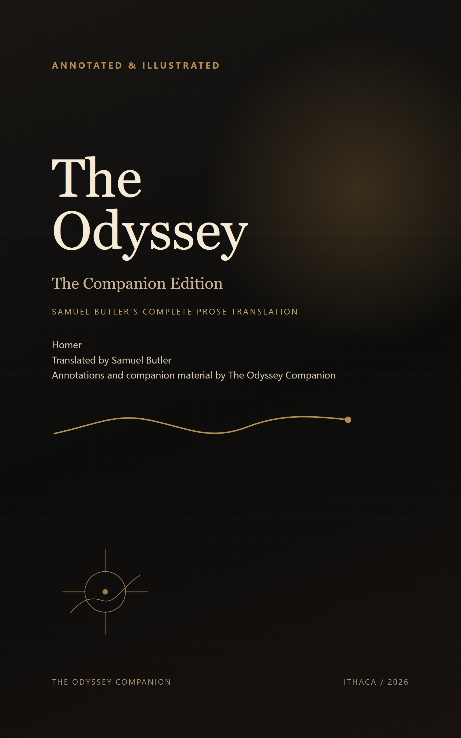 The Odyssey Companion Edition cover displayed on a tablet